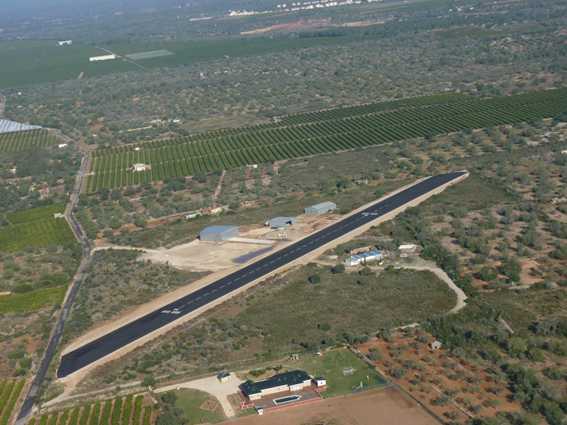 Pista aeródromo vinaros LEVN
